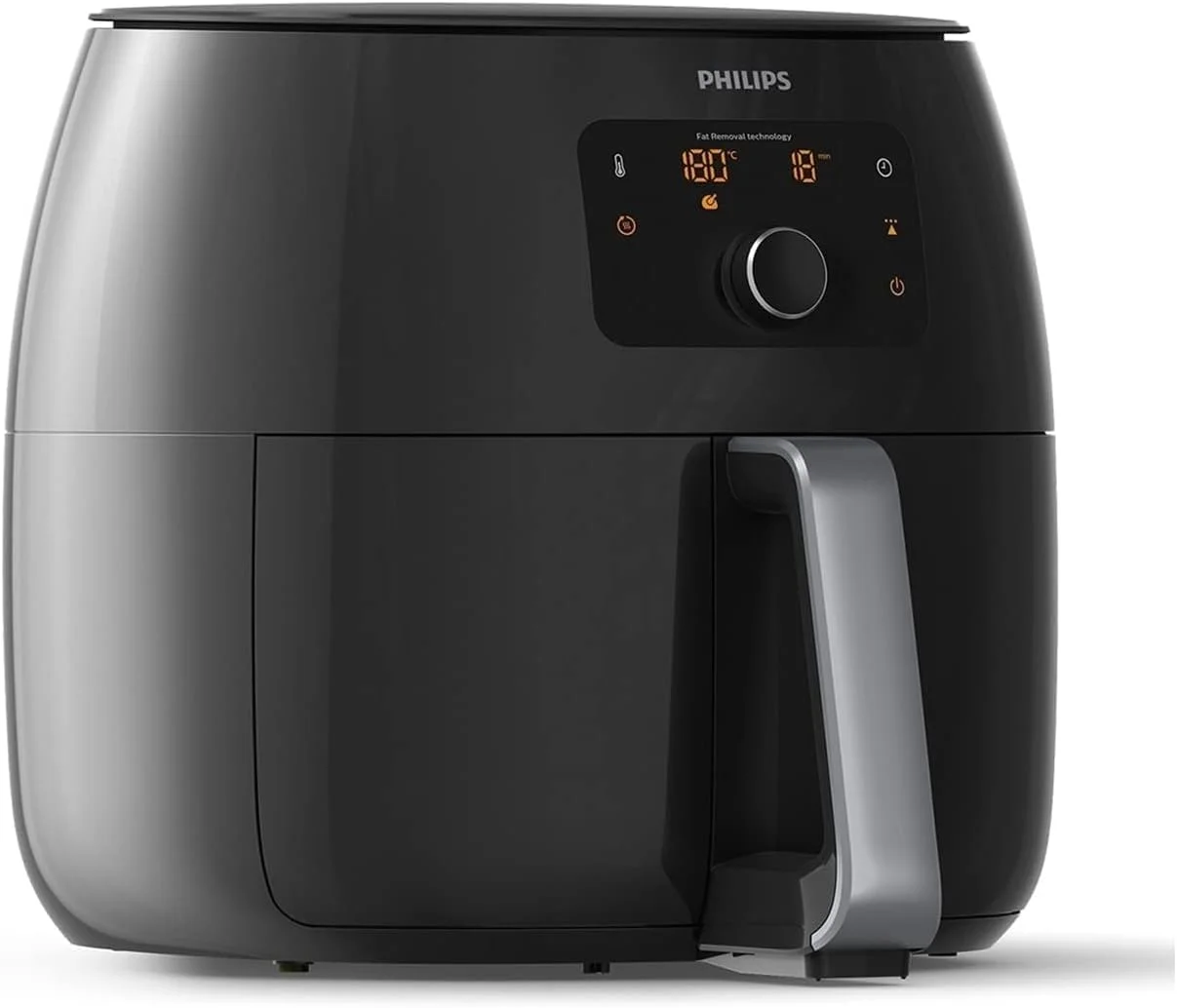 سرخ کن بدون روغن فیلیپس مدل Premium Airfryer XXL با تکنولوژی حذف چربی، 3 پوند/7 کوارت، مشکی، HD9650/96