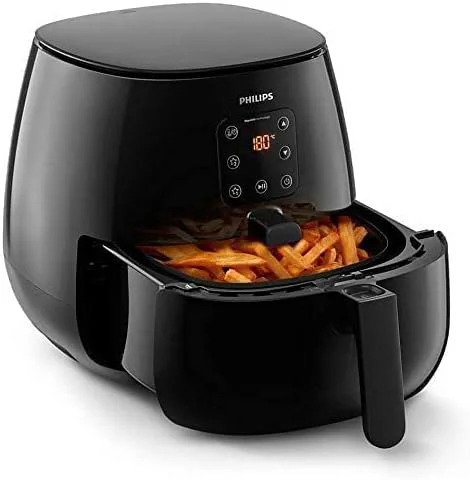 سرخ کن بدون روغن فیلیپس مدل Essential Air Fryer XL HD9260/91، مشکی، 2 سال گارانتی - نسخه امارات