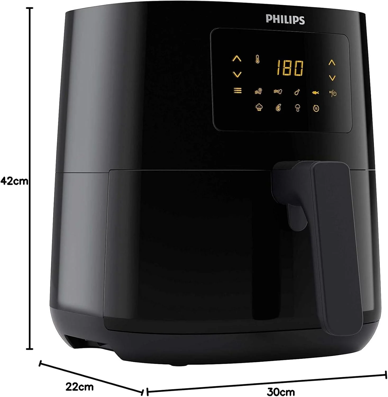 سرخ کن بدون روغن Versuni Philips HD9252/90 با ظرفیت 0.8 کیلوگرم، 4.1 لیتر