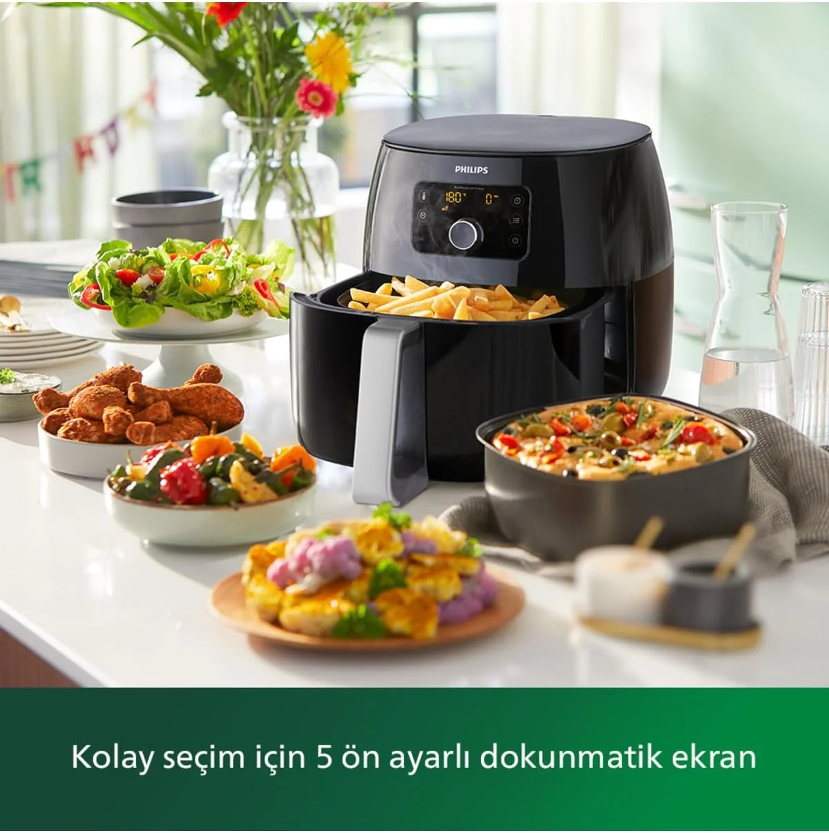 سرخ کن بدون روغن فیلیپس مدل HD9650/90 Airfryer XXL