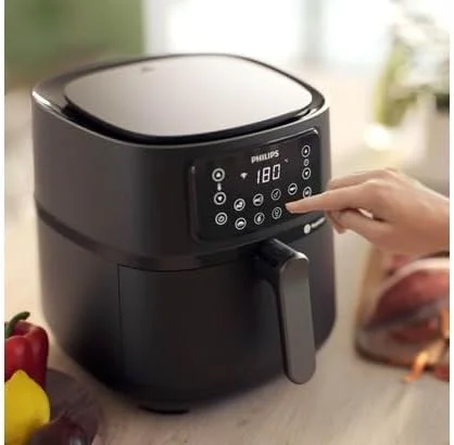 سرخ کن بدون روغن فیلیپس مدل HD9285/93 XXL متصل، مشکی/نقره ای تیره