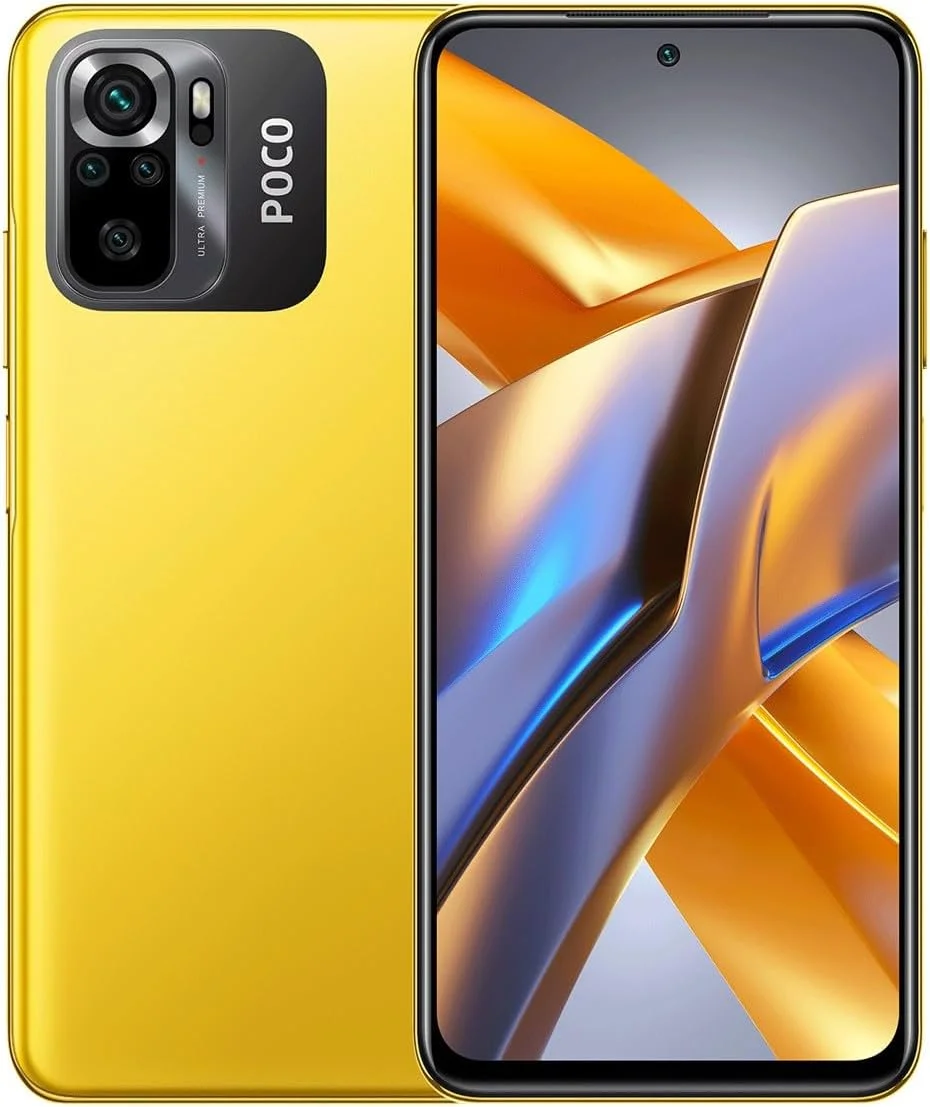 گوشی موبایل شیائومی Poco M5s دو سیم کارت 64 گیگابایت رام + 4 گیگابایت رم (فقط GSM | بدون CDMA) نسخه بین المللی آنلاک شده کارخانه ای 4G/LTE (زرد)