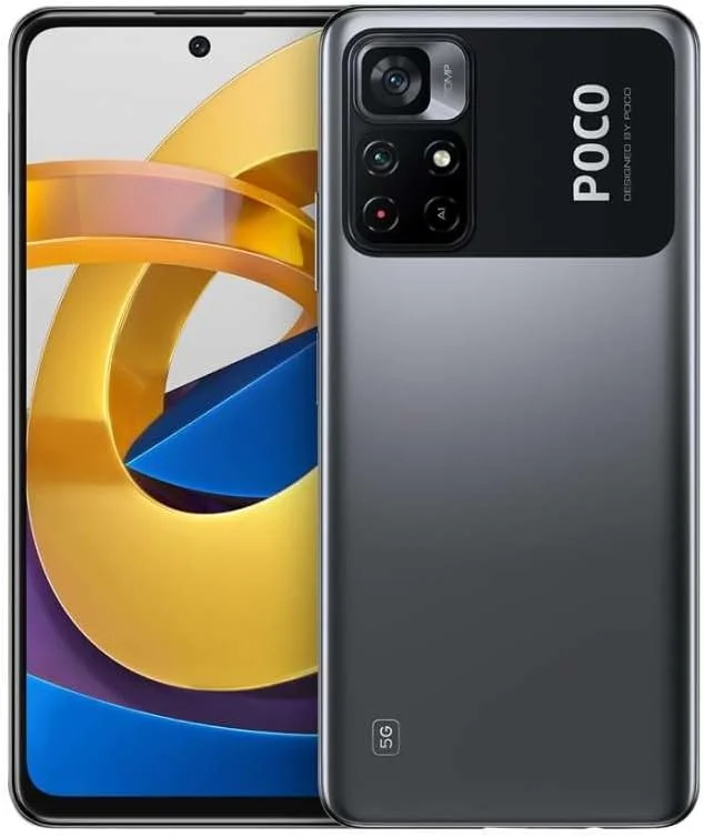 گوشی موبایل شیائومی POCO M4 Pro رنگ مشکی، 6 گیگابایت رم، 128 گیگابایت حافظه داخلی، دوربین اصلی 50 مگاپیکسل، صفحه نمایش 6.6 اینچی، باتری 5000 میلی آمپر - نسخه گلوبال 5G