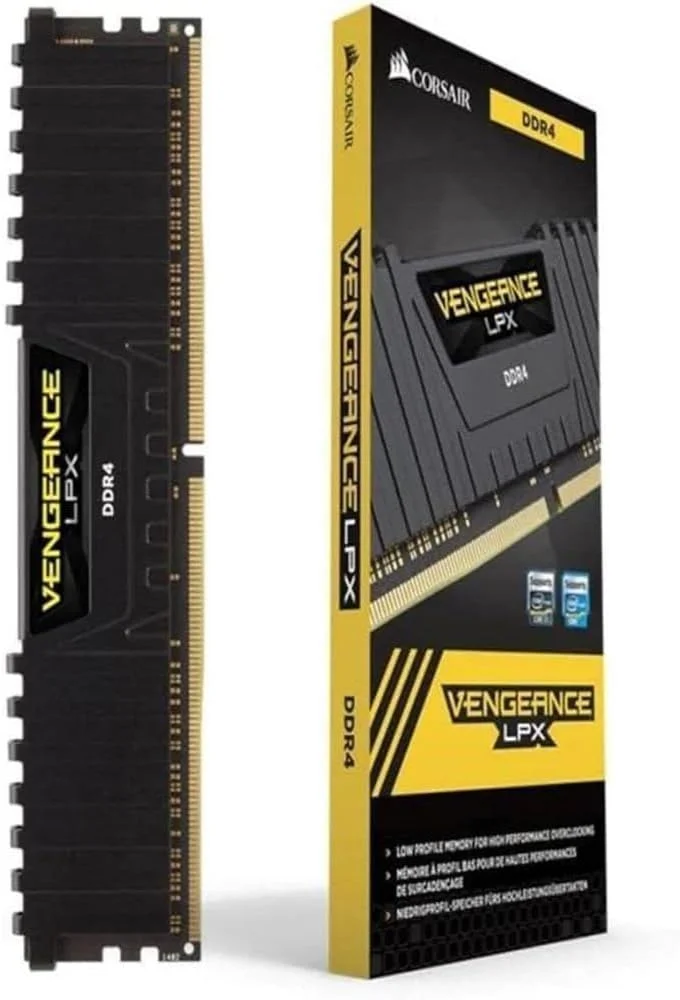 رم دسکتاپ کرسیر Vengeance Lpx 8GB (1 X 8GB) DDR4 3000 (Pc4-24000) C16 - حافظه مشکی کامپیوتر مدل cmk8Gx4M1D3000C16