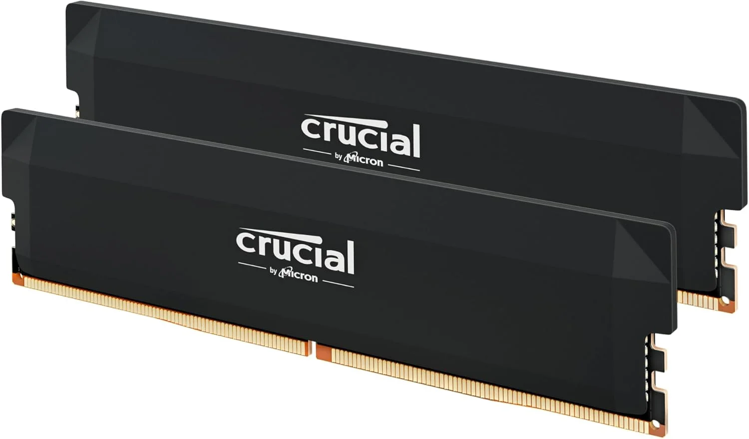 کیت رم 64 گیگابایتی Crucial Pro CP2K32G60C40U5B DDR5 (2x32GB) 6000MHz CL40، اورکلاک گیمینگ، Intel XMP 3.0 / AMD Expo، ماژول حافظه کامپیوتر PC 64GB DDR5، مشکی