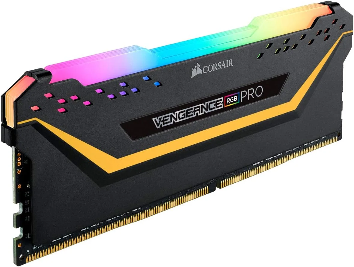 رم کورسیر VENGEANCE RGB PRO 16GB (2x8GB) DDR4 3200 (PC4-25600) C16 1.35V - نسخه مشکی TUF