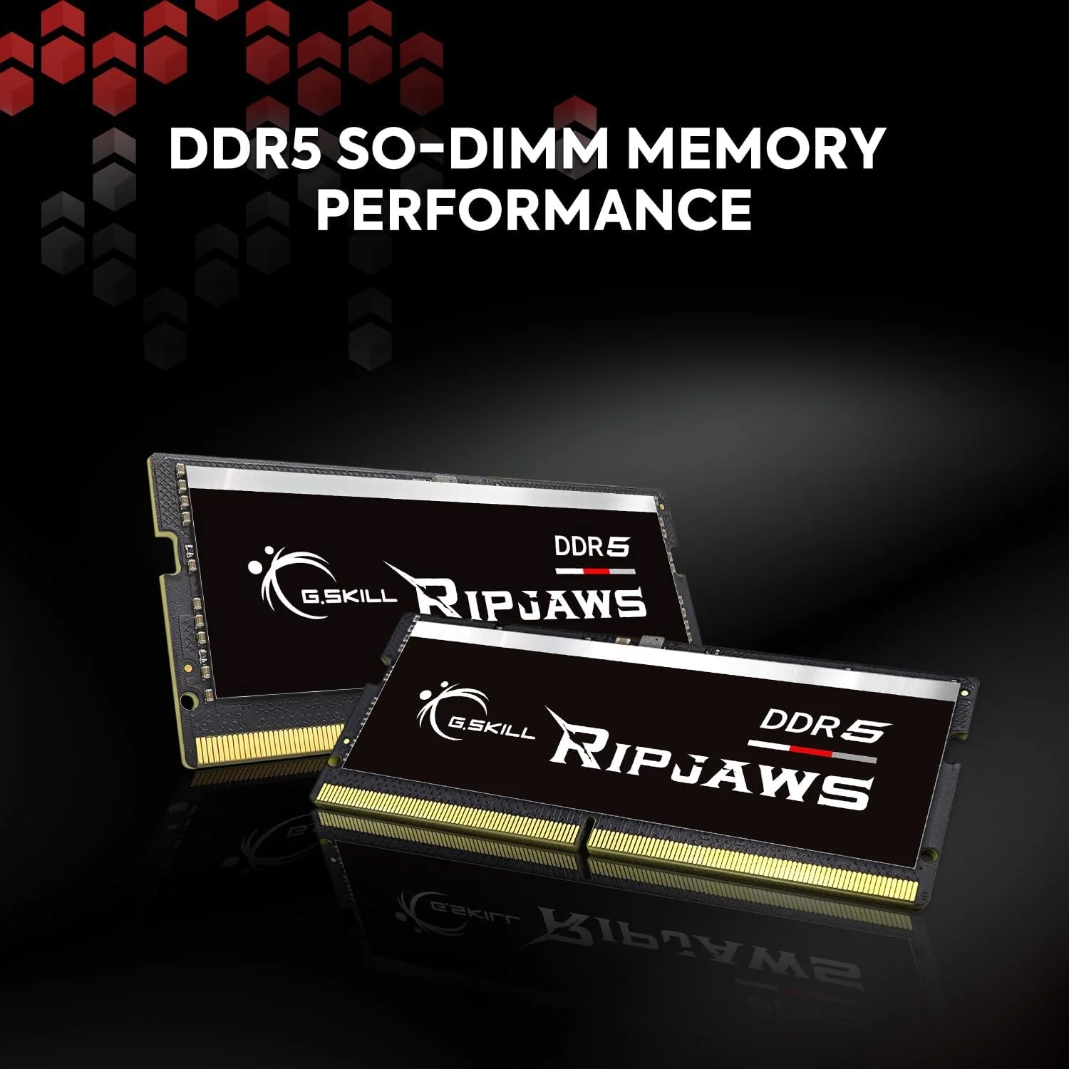رم لپ تاپ G.SKILL Ripjaws DDR5 SO-DIMM سری DDR5 با ظرفیت 96 گیگابایت (2x48GB) سرعت 5600MT/s CL46-45-45-89 1.10V بدون بافر Non-ECC مدل SO-DIMM (F5-5600S4645A48GX2-RS) رم لپ تاپ G.SKILL Ripjaws DDR5 SO-DIMM سری DDR5 با ظرفیت 96 گیگابایت (2x48GB) سرعت 5600MT/s CL46-45-45-89 1.10V بدون بافر Non-ECC مدل SO-DIMM (F5-5600S4645A48GX2-RS)