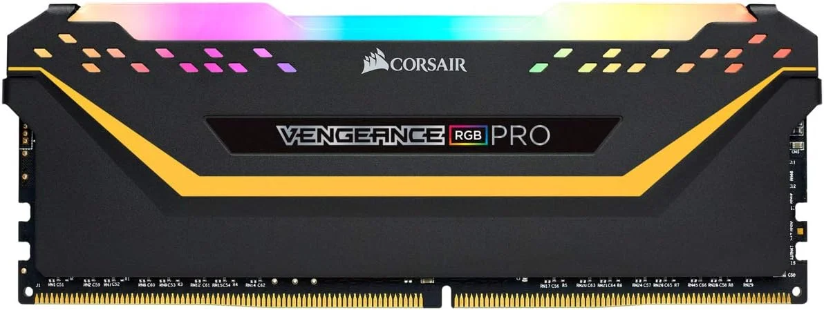 رم کورسیر VENGEANCE RGB PRO 16GB (2x8GB) DDR4 3200 (PC4-25600) C16 1.35V - نسخه مشکی TUF