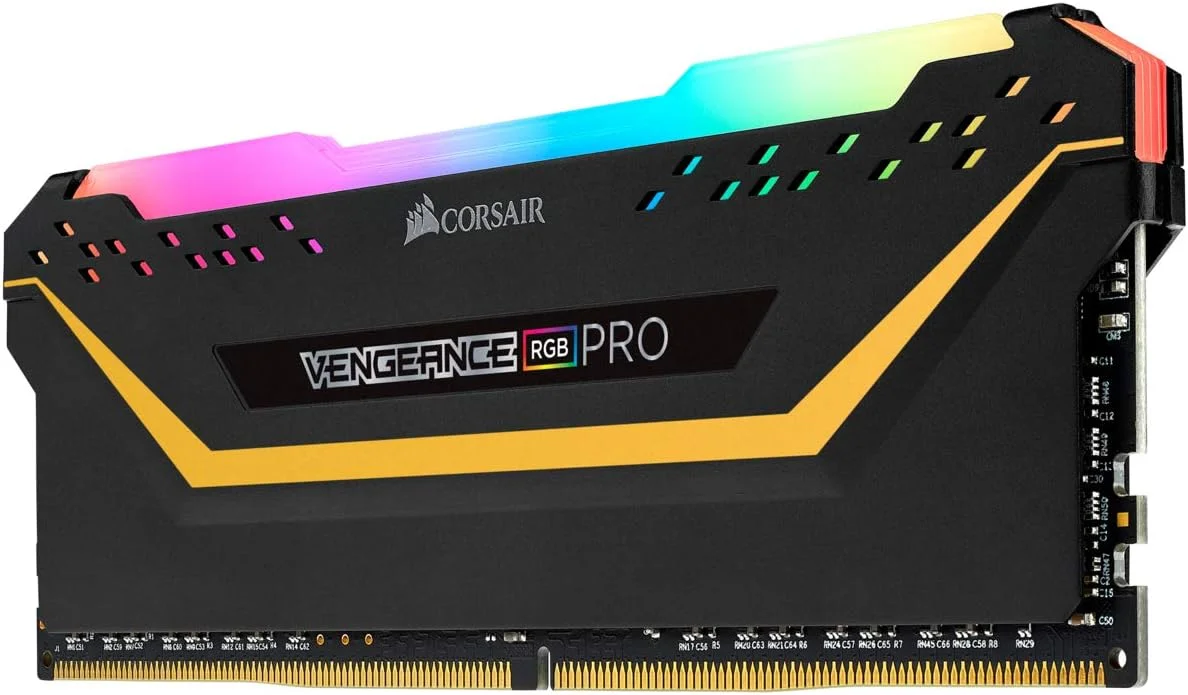 رم کورسیر VENGEANCE RGB PRO 16GB (2x8GB) DDR4 3200 (PC4-25600) C16 1.35V - نسخه مشکی TUF
