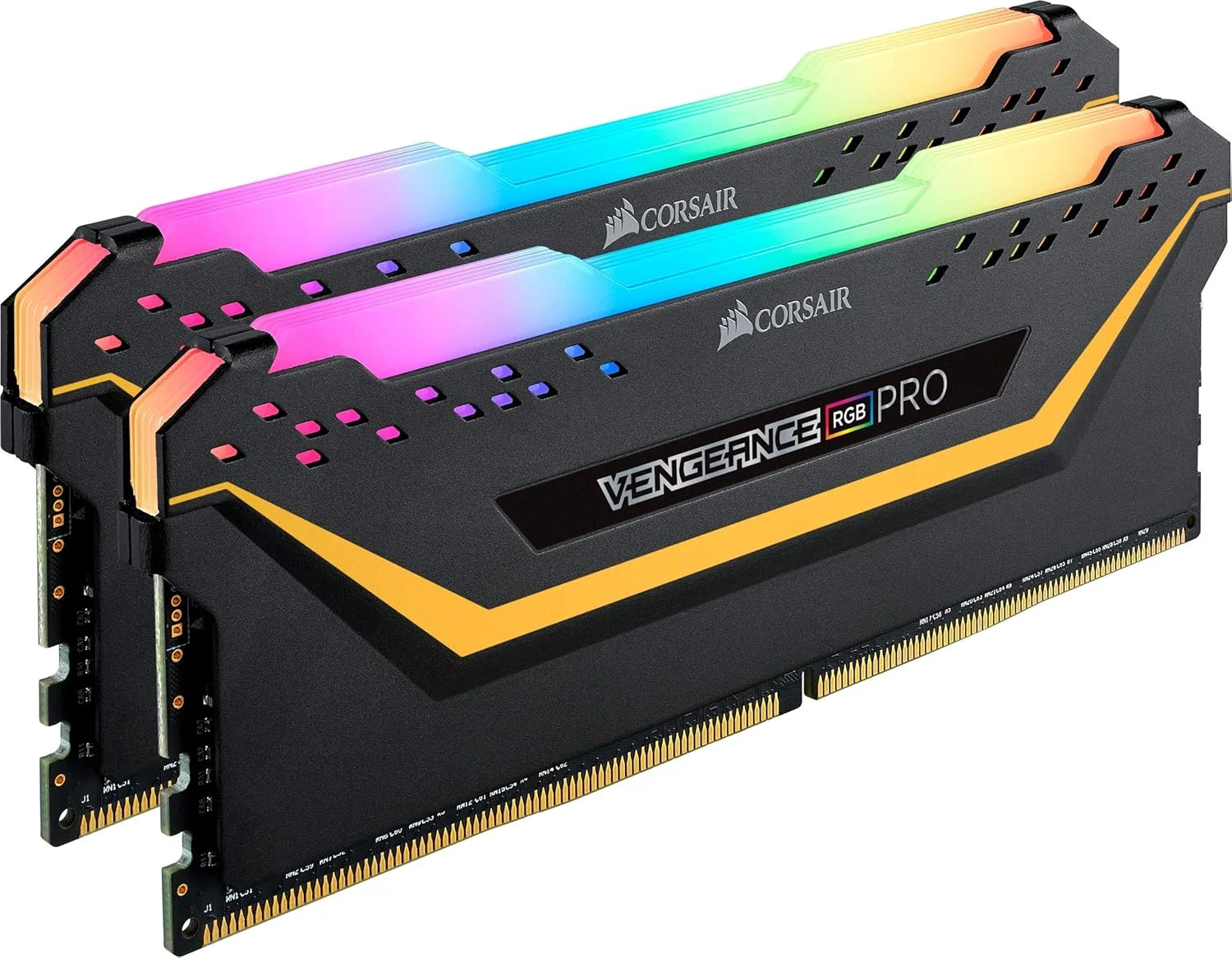 رم کورسیر VENGEANCE RGB PRO 16GB (2x8GB) DDR4 3200 (PC4-25600) C16 1.35V - نسخه مشکی TUF