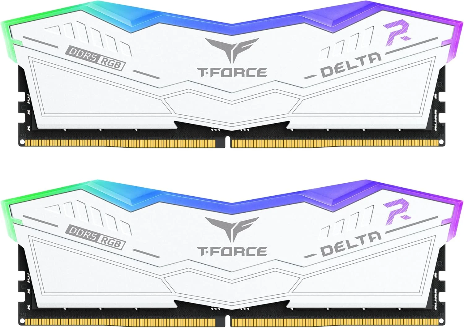 رم تیم گروپ دلتا سفید RGB DDR5 6000MHz 32GB (2x16GB) CL30 دو کاناله AMD Expo و Intel XMP سفید