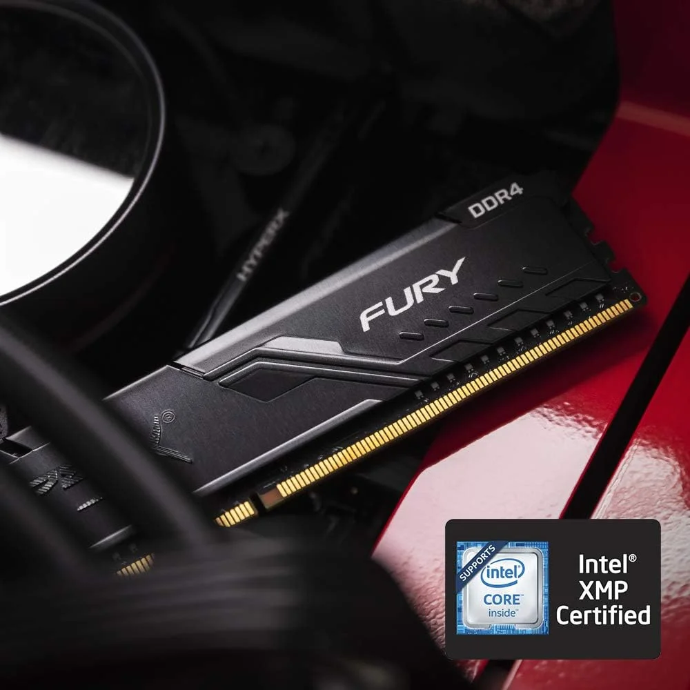 رم کامپیوتر HyperX FURY Black HX426C16FB3/16 با ظرفیت 16 گیگابایت، سرعت 2666 مگاهرتز، DDR4 CL16 DIMM