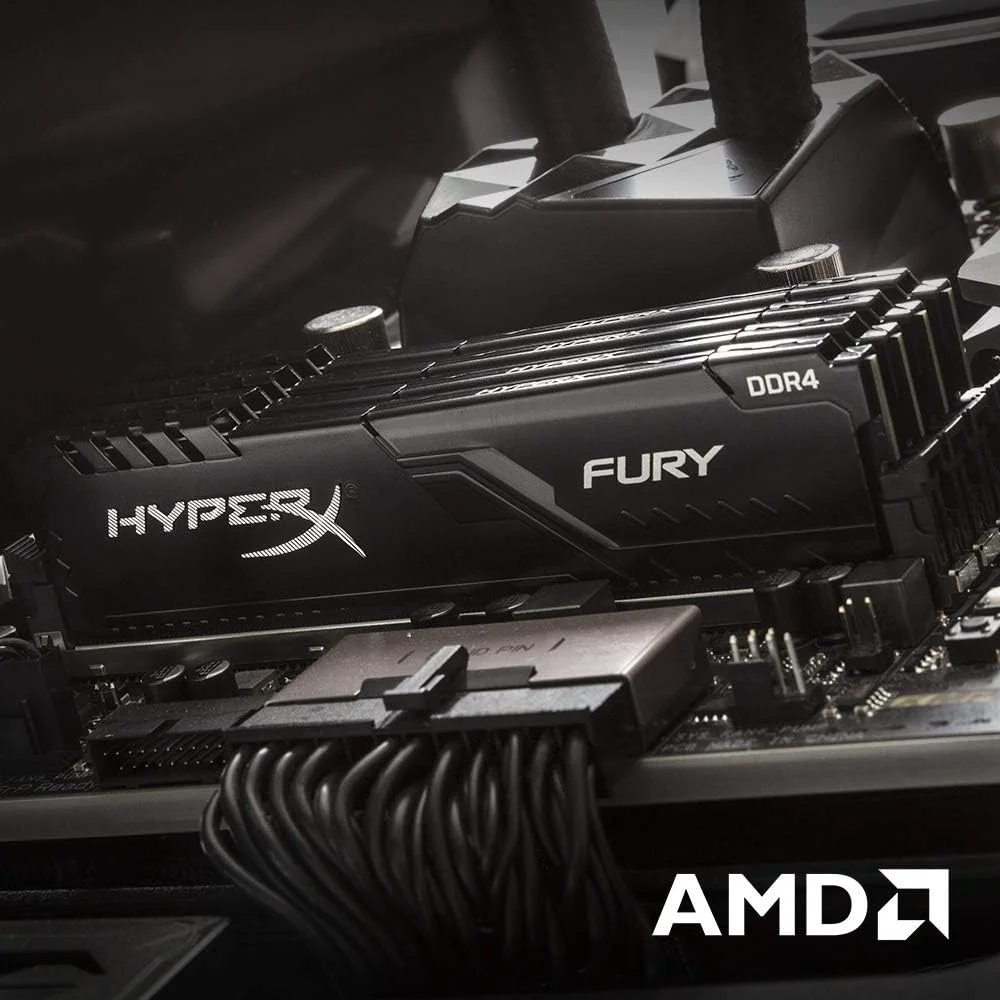 رم کامپیوتر HyperX FURY Black HX426C16FB3/16 با ظرفیت 16 گیگابایت، سرعت 2666 مگاهرتز، DDR4 CL16 DIMM