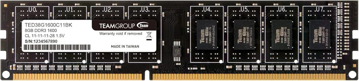 رم دسکتاپ 8 گیگابایتی DDR3 تیم گروپ