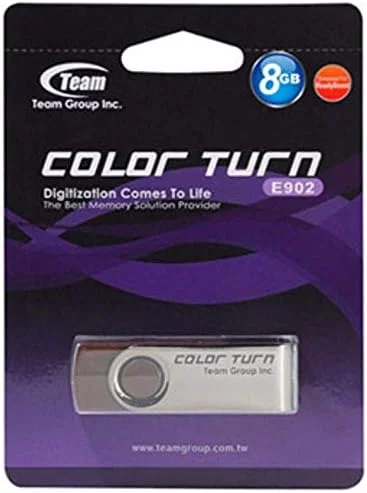 فلش مموری 8 گیگابایتی Team Group E902 مدل Color Turn - قهوه ای