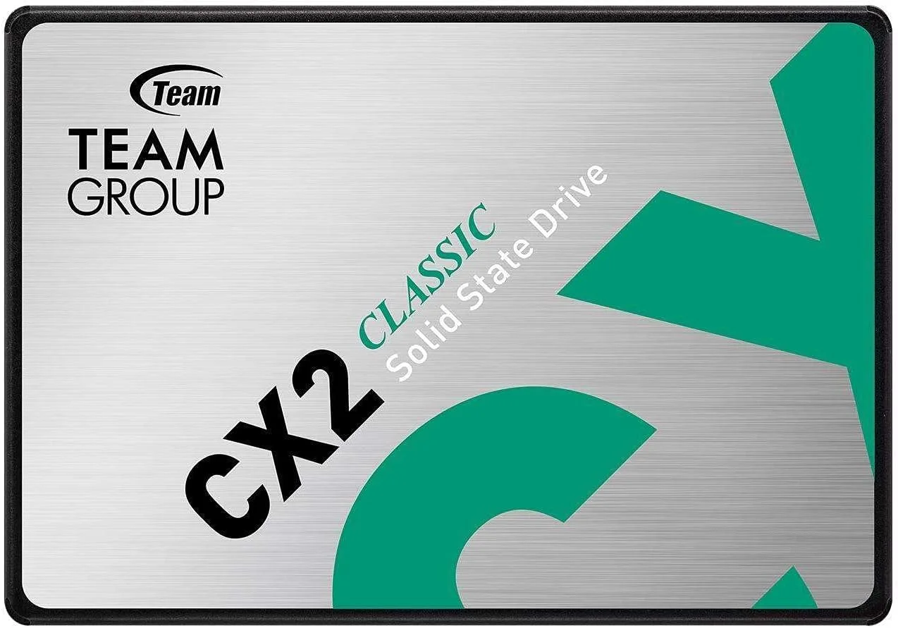حافظه اس اس دی 2.5 اینچی Team Group CX2 با ظرفیت 256 گیگابایت، رابط SATA III و فناوری 3D NAND