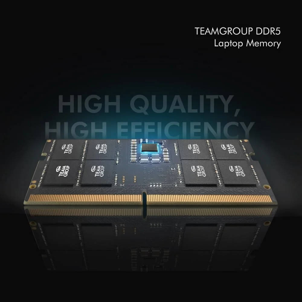 رم لپ تاپ TEAMGROUP Elite SODIMM DDR5 32GB (دو عدد 16 گیگابایتی) 5600Mhz (PC5-44800) CL46 Non-ECC Unbuffered 1.1V 262 Pin - مدل TED532G5600C46ADC-S01 رم لپ تاپ TEAMGROUP Elite SODIMM DDR5 32GB (دو عدد 16 گیگابایتی) 5600Mhz (PC5-44800) CL46 Non-ECC Unbuffered 1.1V 262 Pin - مدل TED532G5600C46ADC-S01