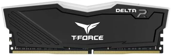 رم تیم گروپ T FORCE DELTA RGB 16GB 2X8GB DDR4 3200 MHz CL16 UDIMM مشکی مدل TF3D416G3200HC16FDC01