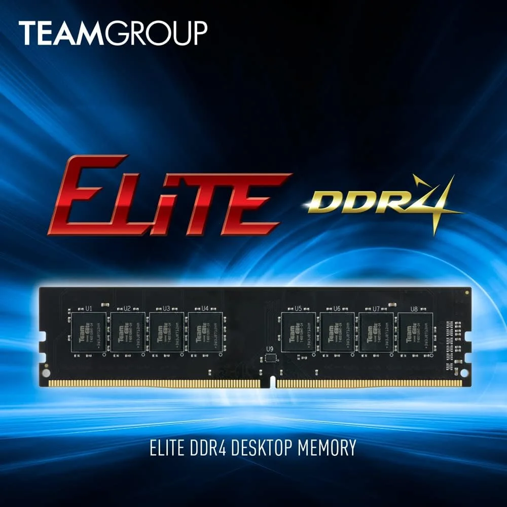 رم کامپیوتر دسکتاپ تک کاناله 16 گیگابایتی TEAMGROUP Elite DDR4 2666MHz (PC4-21300) CL19 بدون بافر Non-ECC 1.2V UDIMM 288 پین - مدل TED416G2666C1901 - (تک ماژول 16 گیگابایتی) رم کامپیوتر دسکتاپ تک کاناله 16 گیگابایتی TEAMGROUP Elite DDR4 2666MHz (PC4-21300) CL19 بدون بافر Non-ECC 1.2V UDIMM 288 پین - مدل TED416G2666C1901 - (تک ماژول 16 گیگابایتی)