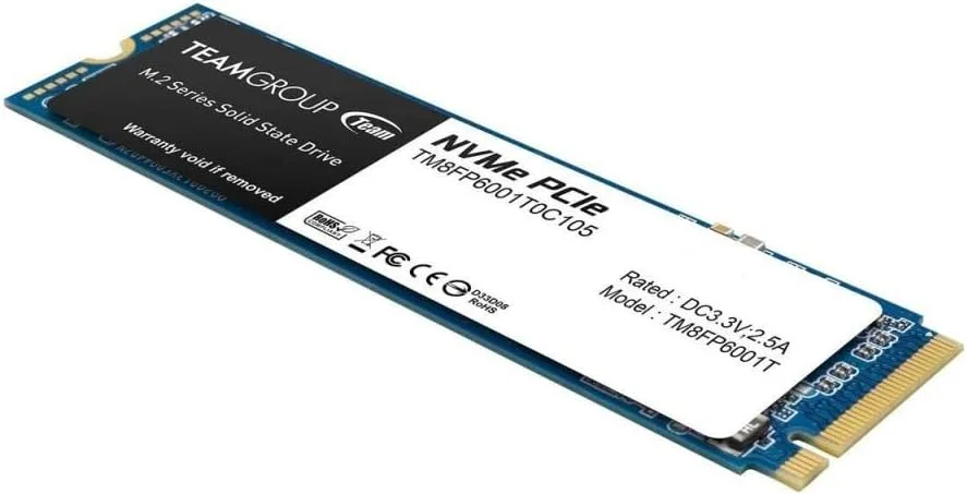 حافظه اس اس دی اینترنال Teamgroup MP33 با ظرفیت 1 ترابایت، M.2 PCIe 3.0 x4 با NVMe 1.3، سرعت خواندن 1800 مگابایت بر ثانیه و سرعت نوشتن 1500 مگابایت بر ثانیه