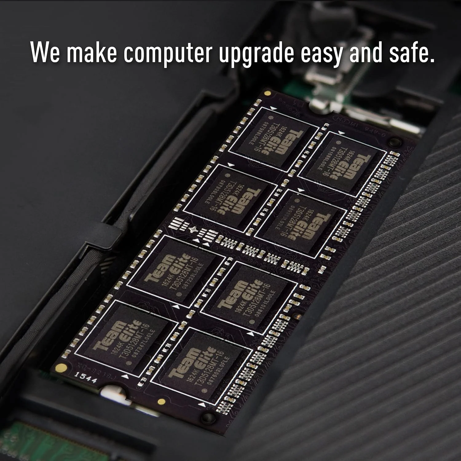 رم لپ تاپ TEAMGROUP Elite DDR4 8GB تک کاناله 2666MHz (PC4-21300) CL19 Unbuffered Non-ECC 1.2V SODIMM 260-Pin - مدل TED48G2666C19-S01 - (تک ماژول 8 گیگابایتی)