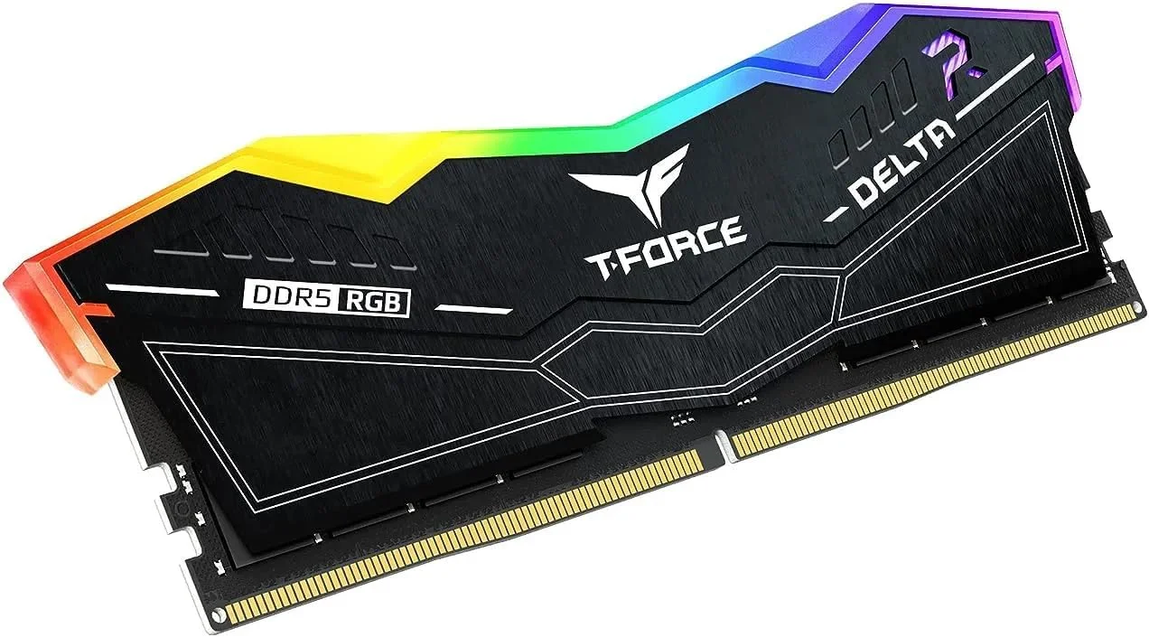 رم دسکتاپ گیمینگ TeamGroup T-Force Delta RGB 32GB 6000MHz CL38 DDR5 با پشتیبانی از Intel XMP 3.0 و AMD Expo (مشکی) - FF3D532G6000HC38A01 رم دسکتاپ گیمینگ TeamGroup T-Force Delta RGB 32GB 6000MHz CL38 DDR5 با پشتیبانی از Intel XMP 3.0 و AMD Expo (مشکی) - FF3D532G6000HC38A01