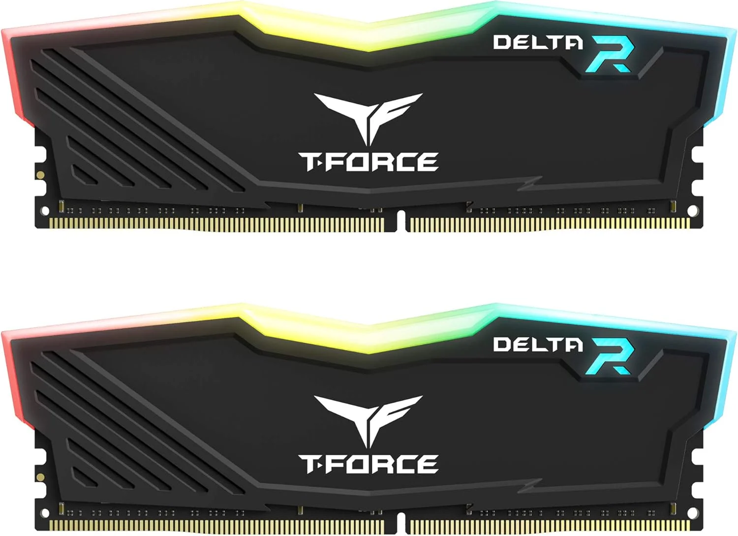 رم دسکتاپ 16 گیگابایتی (2x8GB) TEAMGROUP T-Force Delta RGB DDR4 3200MHz (PC4-25600) CL16 مشکی - TF3D416G3200HC16CDC01