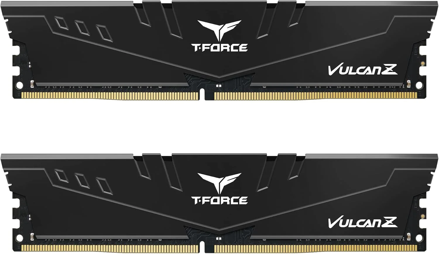 کیت 16 گیگابایتی (2x8GB) رم دسکتاپ TEAMGROUP T-Force Vulcan Z DDR4 3200MHz (PC4-25600) CL16 مدل TLZBD416G3200HC16FDC01 - مشکی