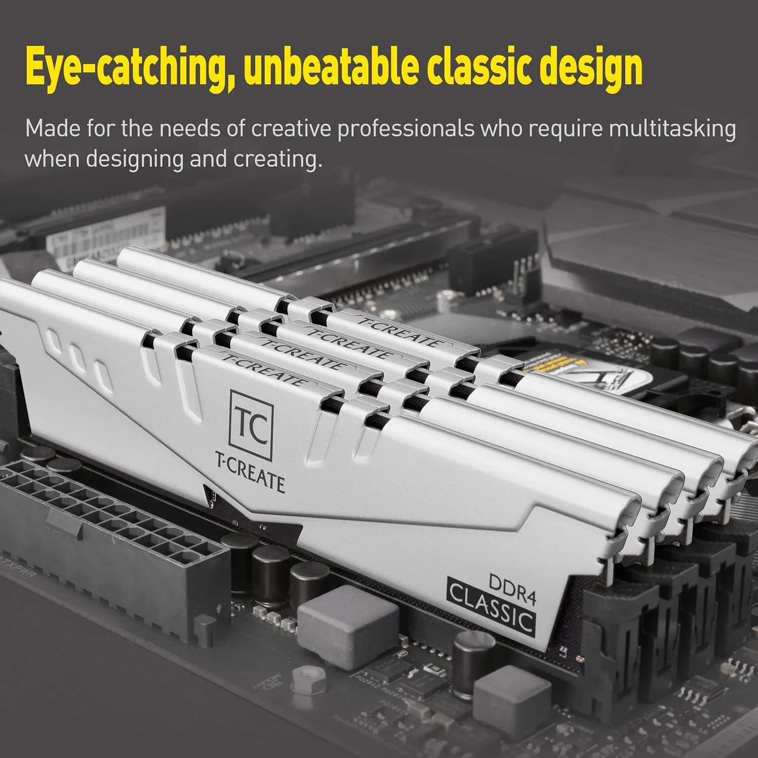 رم تیم گروپ T-CREATE CLASSIC 10L - 16 گیگابایت (کیت 2x8 گیگابایتی) - DDR4 3200 UDIMM CL22