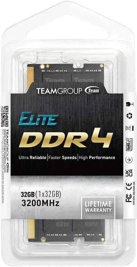 رم تیم گروپ Team Elite - 32 گیگابایت - DDR4 3200 UDIMM CL22