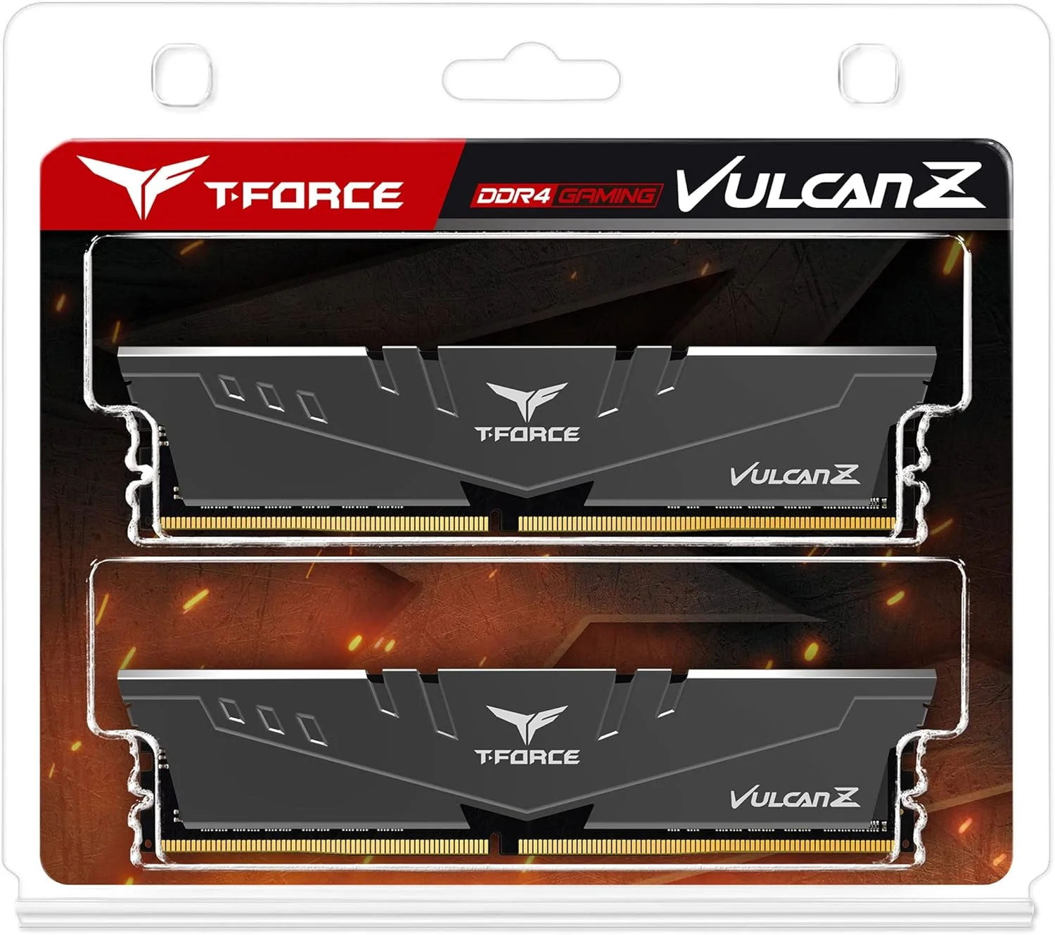 کیت حافظه رم دسکتاپ 16 گیگابایتی (2x8GB) TEAMGROUP T-Force Vulcan Z DDR4 3200MHz (PC4-25600) CL16 (خاکستری) - TLZGD416G3200HC16CDC01 کیت حافظه رم دسکتاپ 16 گیگابایتی (2x8GB) TEAMGROUP T-Force Vulcan Z DDR4 3200MHz (PC4-25600) CL16 (خاکستری) - TLZGD416G3200HC16CDC01