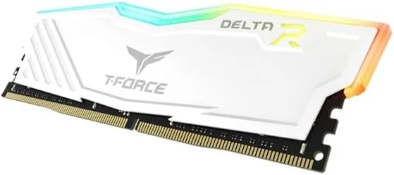 رم گیمینگ TEAMGROUP Team T-Force Delta RGB DDR4، 2 عدد 8 گیگابایت، 3200 مگاهرتز، 288 پین DIMM، سفید