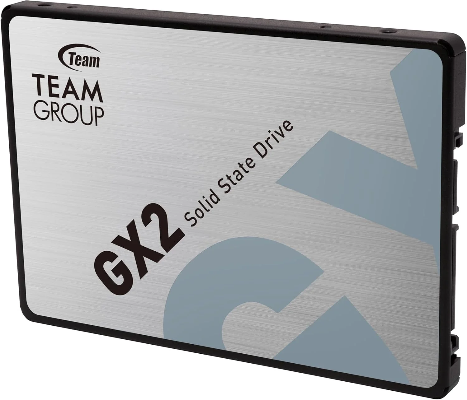 حافظه اس اس دی TEAMGROUP T253X2512G0C101 Team Group GX2 با ظرفیت 512 گیگابایت، سایز 2.5 اینچ، SATA III 6GB/s، سرعت خواندن/نوشتن 530/430 مگابایت بر ثانیه
