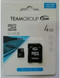 کارت حافظه میکرو اس دی اچ سی 4 گیگابایتی تیم گروپ کلاس 4 کارت حافظه میکرو اس دی اچ سی 4 گیگابایتی تیم گروپ کلاس 4