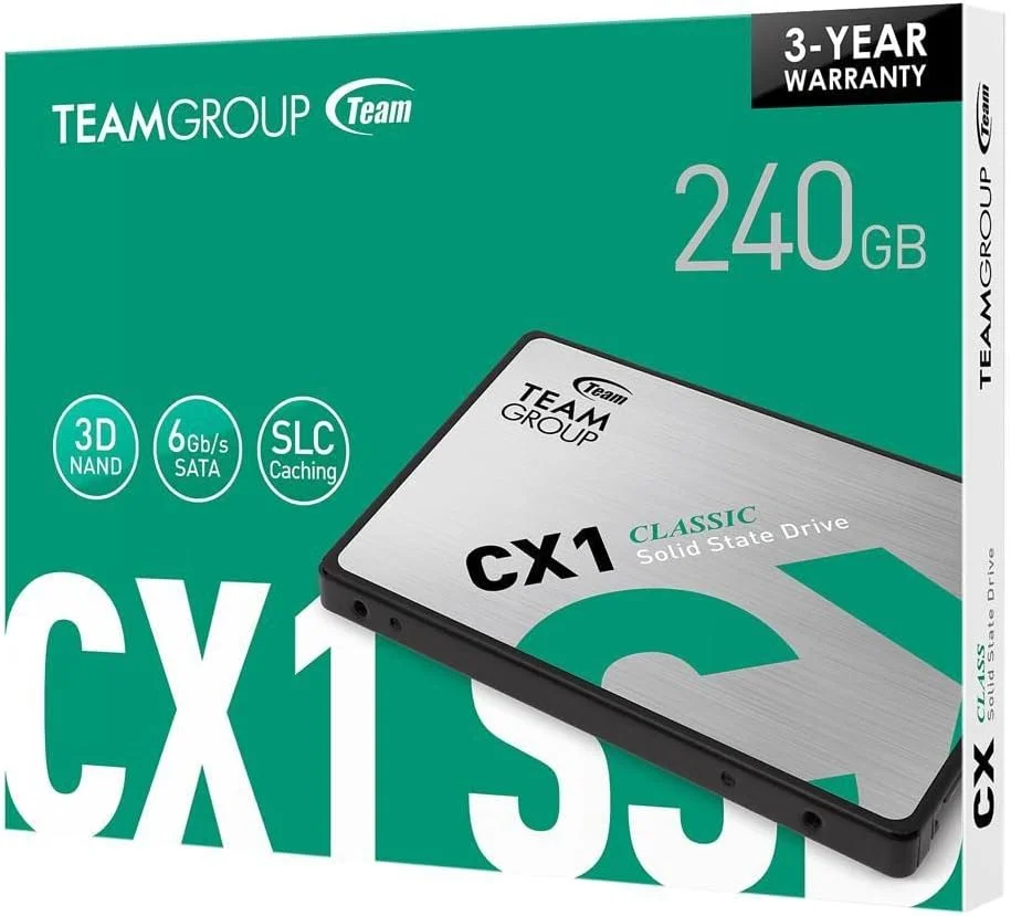حافظه اس اس دی TEAMGROUP Team Group CX1 - 240 گیگابایت - SATA 6Gb/s حافظه اس اس دی TEAMGROUP Team Group CX1 - 240 گیگابایت - SATA 6Gb/s