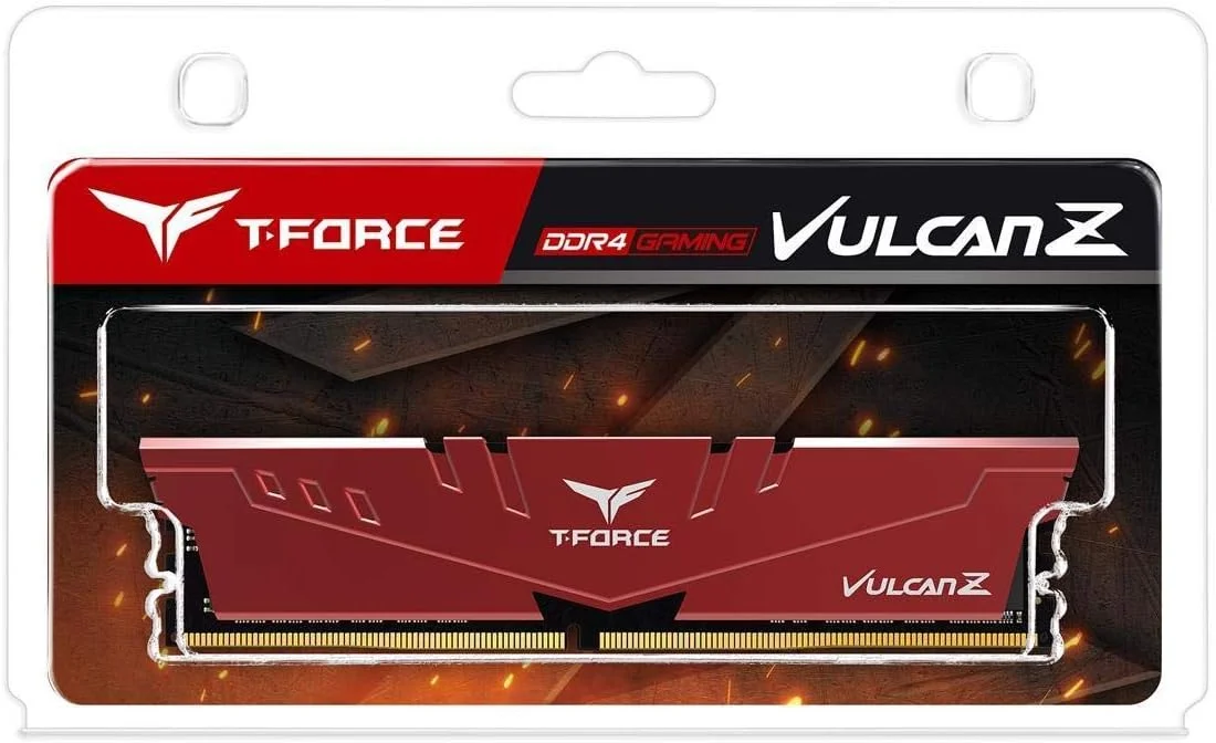 تیم گروپ Team T-Force Vulcan Z - DDR4 - 8 گیگابایت - DIMM 288-PIN - بدون بافر تیم گروپ Team T-Force Vulcan Z - DDR4 - 8 گیگابایت - DIMM 288-PIN - بدون بافر