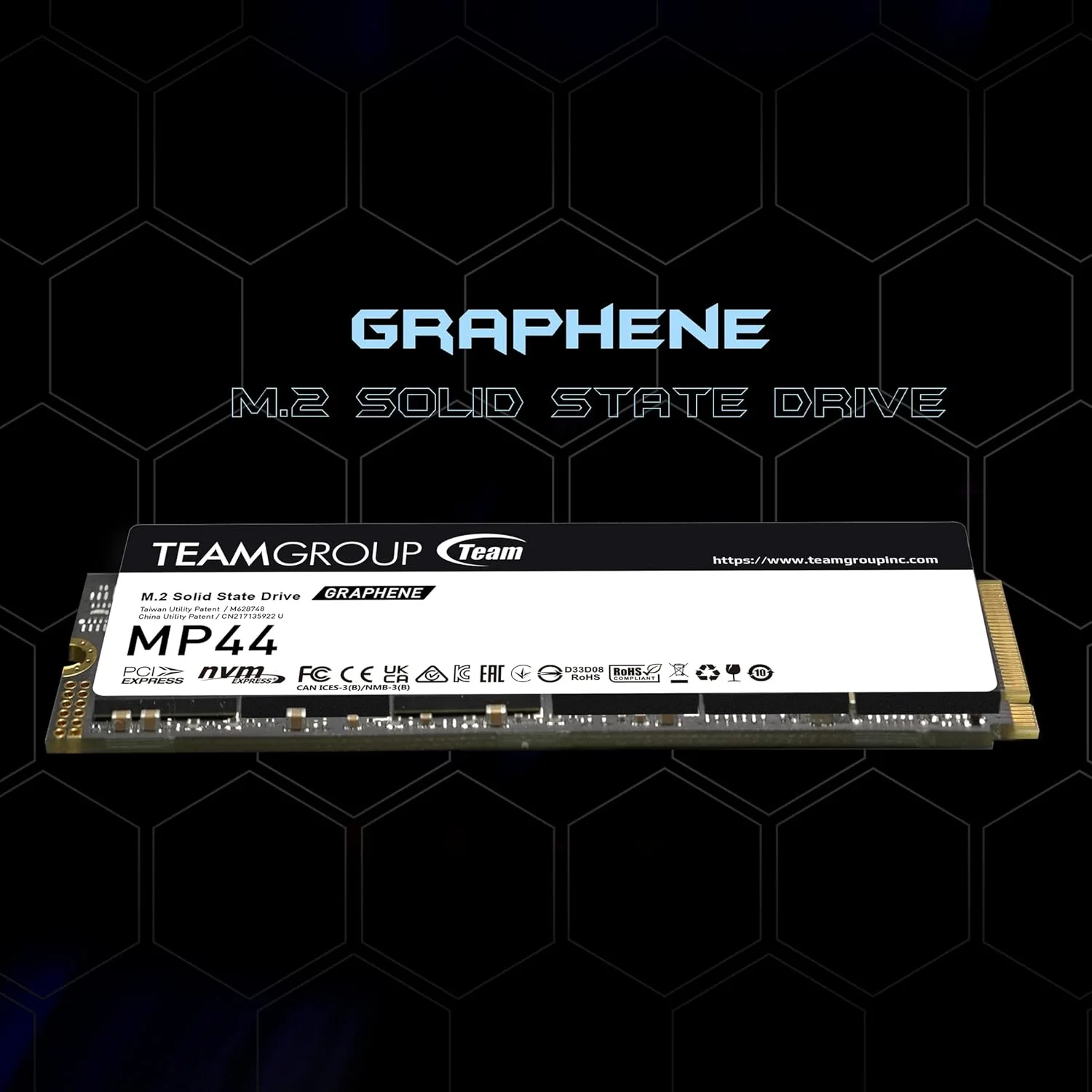 حافظه اس اس دی TEAMGROUP مدل Team MP44 M.2 با ظرفیت 1 ترابایت، PCIe G4x4 2280، رنگ مشکی حافظه اس اس دی TEAMGROUP مدل Team MP44 M.2 با ظرفیت 1 ترابایت، PCIe G4x4 2280، رنگ مشکی