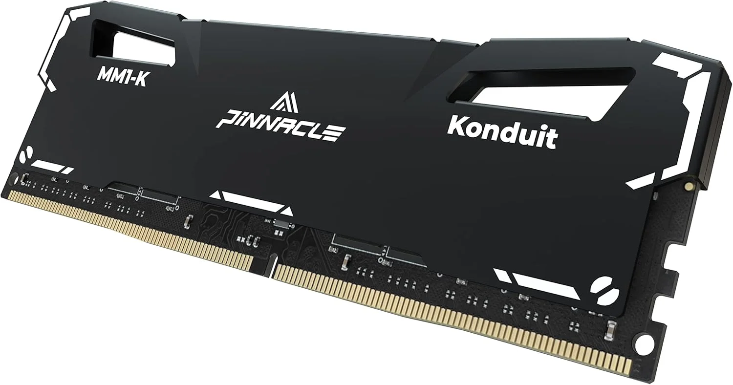 کیت حافظه رم 16 گیگابایتی (2x8GB) Timetec Pinnacle Konduit DDR4 3200MHz PC4-25600 CL16-18-18-38 XMP2.0 اورکلاک 1.35 ولت سازگار با AMD و Intel برای ماژول رم کامپیوتر گیمینگ دسکتاپ - مشکی