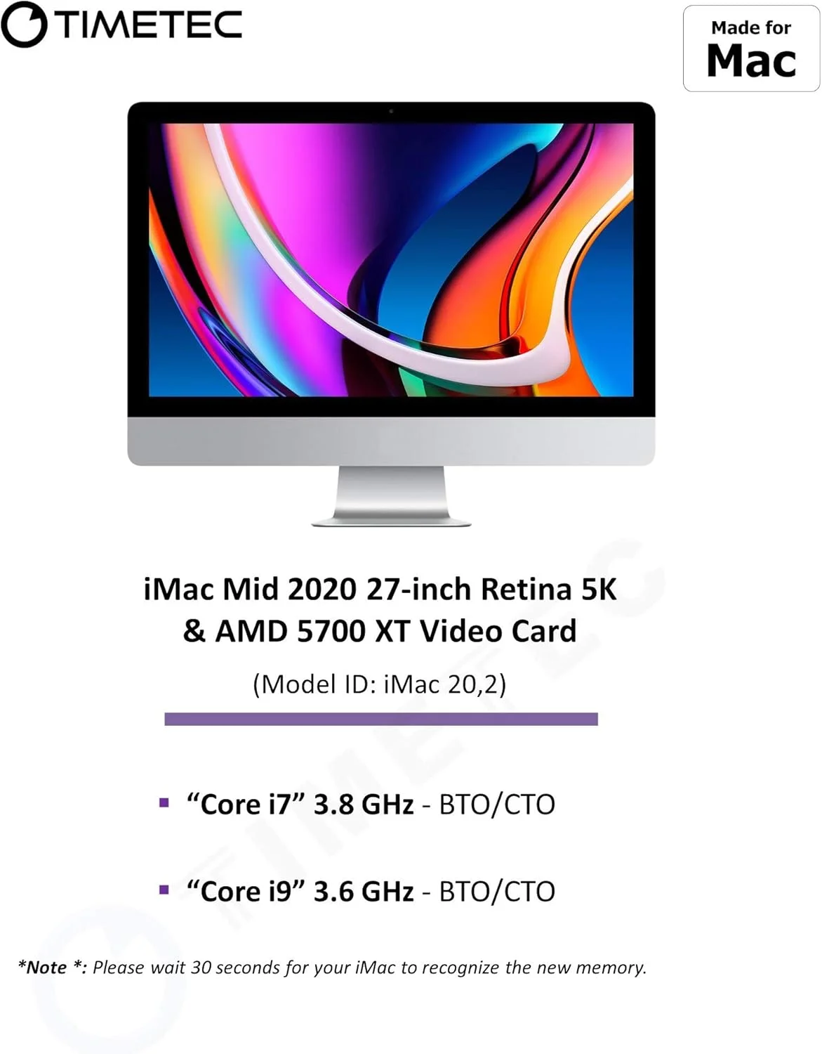 رم 16 گیگابایتی Timetec سازگار با Apple DDR4 2666MHz برای iMac اواسط 2020 (20,1/20,2) / iMac اواسط 2019 (19,1) 27 اینچی با صفحه نمایش Retina 5K، Mac Mini اواخر 2018 (8,1) PC4-21333 / PC4-21300 SODIMM ارتقاء رم MAC رم 16 گیگابایتی Timetec سازگار با Apple DDR4 2666MHz برای iMac اواسط 2020 (20,1/20,2) / iMac اواسط 2019 (19,1) 27 اینچی با صفحه نمایش Retina 5K، Mac Mini اواخر 2018 (8,1) PC4-21333 / PC4-21300 SODIMM ارتقاء رم MAC