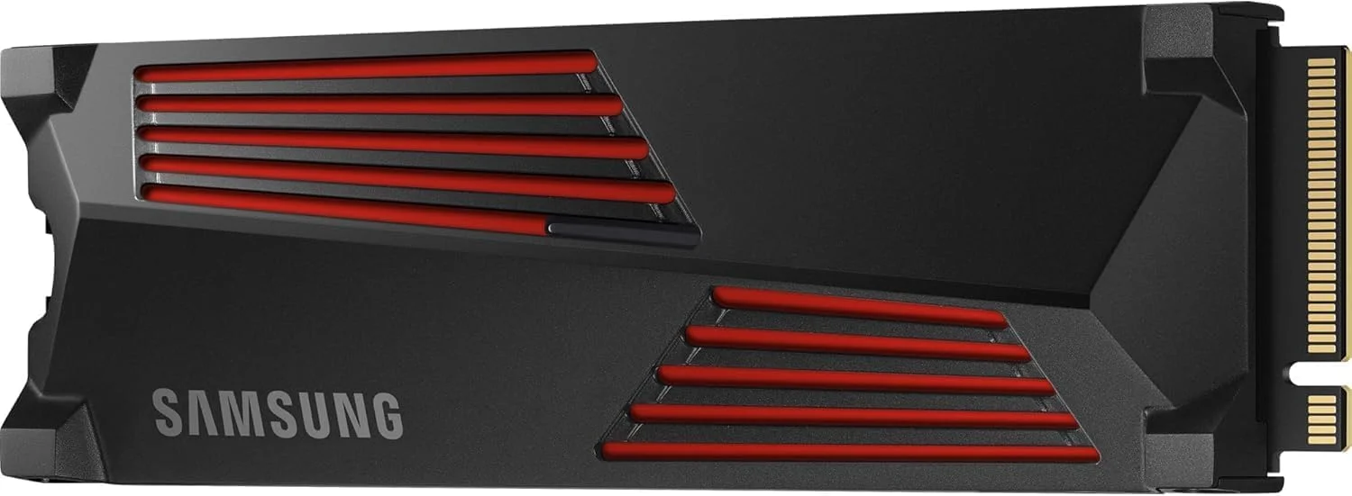 حافظه اس اس دی سامسونگ 990 PRO هیت سینک 1 ترابایت PCIe 4.0 (تا 7,450 مگابایت بر ثانیه) NVMe M.2 (2280) اینترنال