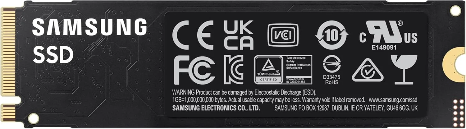 حافظه اس اس دی سامسونگ 990 EVO NVMe M.2 با ظرفیت 1 ترابایت، PCIe 4.0 x4 / PCIe 5.0 x2، NVMe 2.0 (2280)، سرعت خواندن/نوشتن تا 5000/4200 مگابایت بر ثانیه، اس اس دی داخلی (درایو حالت جامد)، MZ-V9E1T0BW حافظه اس اس دی سامسونگ 990 EVO NVMe M.2 با ظرفیت 1 ترابایت، PCIe 4.0 x4 / PCIe 5.0 x2، NVMe 2.0 (2280)، سرعت خواندن/نوشتن تا 5000/4200 مگابایت بر ثانیه، اس اس دی داخلی (درایو حالت جامد)، MZ-V9E1T0BW