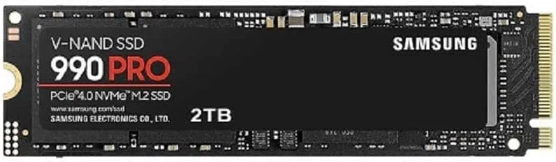 درایو حالت جامد داخلی سامسونگ 990 PRO 2 ترابایت PCIe 4.0 (تا 7450 مگابایت بر ثانیه) NVMe M.2 (2280) (SSD) (MZ-V9P2T0BW) درایو حالت جامد داخلی سامسونگ 990 PRO 2 ترابایت PCIe 4.0 (تا 7450 مگابایت بر ثانیه) NVMe M.2 (2280) (SSD) (MZ-V9P2T0BW)