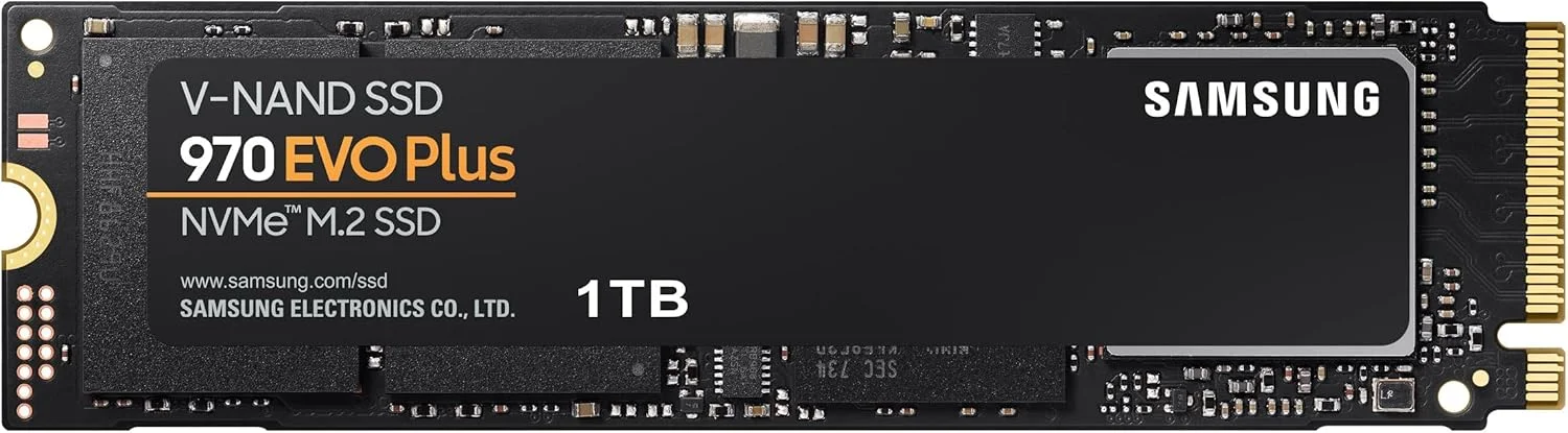 حافظه اس اس دی سامسونگ 970 EVO Plus با ظرفیت 1 ترابایت (MZ-V7S1T0B/AM) - M.2 NVMe اینترفیس، درایو حالت جامد داخلی با تکنولوژی V-NAND