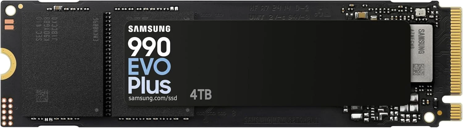 سامسونگ 990 EVO Plus MZ-V9S2T0 - SSD - رمزگذاری شده - 4 ترابایت - داخلی - M.2 2280 - PCIe 5.0 x2 (NVMe)