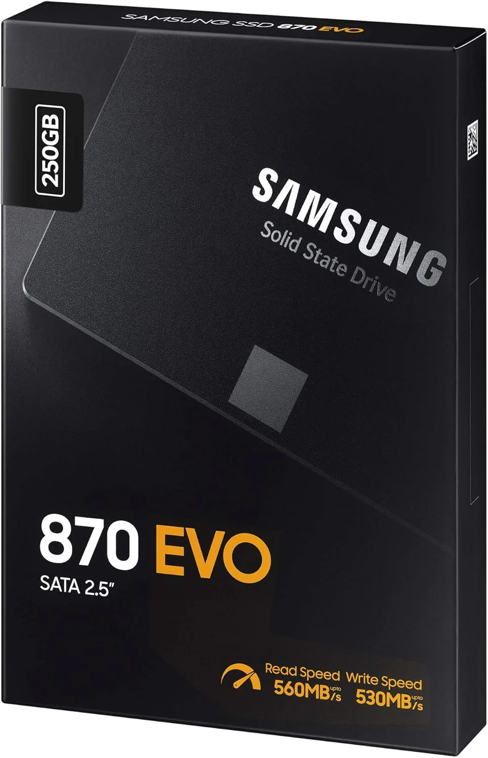 درایو حالت جامد (SSD) سامسونگ 870 EVO با ظرفیت 250 گیگابایت SATA 2.5 اینچی مدل MZ-77E250BW
