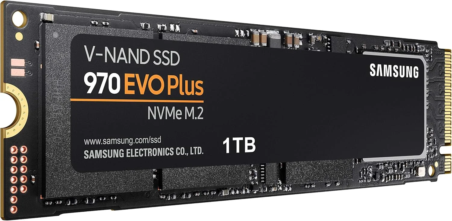 حافظه اس اس دی سامسونگ 970 EVO Plus با ظرفیت 1 ترابایت (MZ-V7S1T0B/AM) - M.2 NVMe اینترفیس، درایو حالت جامد داخلی با تکنولوژی V-NAND