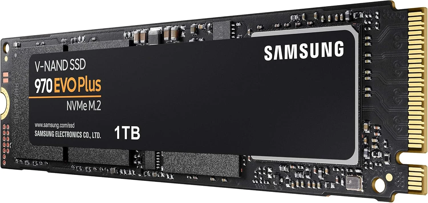 حافظه اس اس دی سامسونگ 970 EVO Plus با ظرفیت 1 ترابایت (MZ-V7S1T0B/AM) - M.2 NVMe اینترفیس، درایو حالت جامد داخلی با تکنولوژی V-NAND