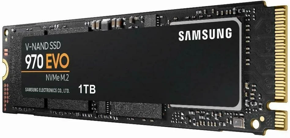 درایو حالت جامد داخلی سامسونگ 970 Evo 1 ترابایت PCIe NVMe M.2 2280 SSD مدل MZ V7E1T0Bw مشکی, MZ-V7E1T0BW