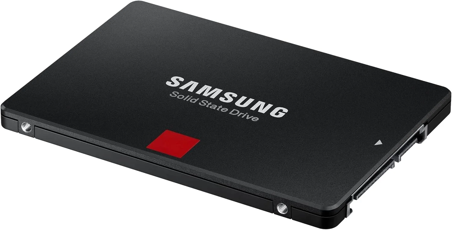 درایو حالت جامد داخلی سامسونگ 860 PRO با ظرفیت 1 ترابایت SATA 2.5 اینچی (SSD) (MZ-76P1T0)، مشکی