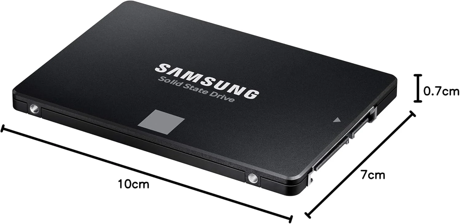 حافظه اس اس دی داخلی سامسونگ 870 EVO با ظرفیت 1 ترابایت، 2.5 اینچ SATA III مدل MZ 77E1T0BW حافظه اس اس دی داخلی سامسونگ 870 EVO با ظرفیت 1 ترابایت، 2.5 اینچ SATA III مدل MZ 77E1T0BW